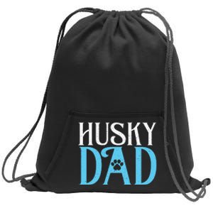 Husky Dog Husky Dad Sweatshirt Cinch Pack Bag