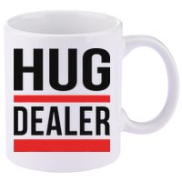 Hug Dealer 11oz C Handle Ceramic Mug