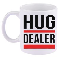 Hug Dealer 11oz C Handle Ceramic Mug