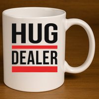 Hug Dealer 11oz C Handle Ceramic Mug