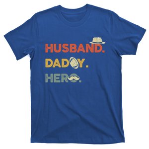 Husband Daddy Hero Funny Gift I Love You Dad Daddy Father Gift T-Shirt