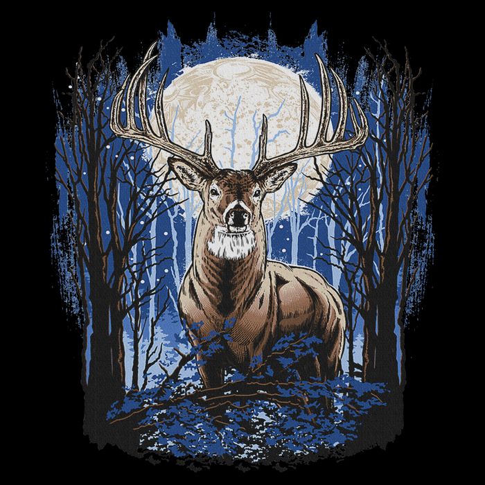 Hunters Deer Hunting Big Whitetail Buck Cooling Performance Crew T-Shirt