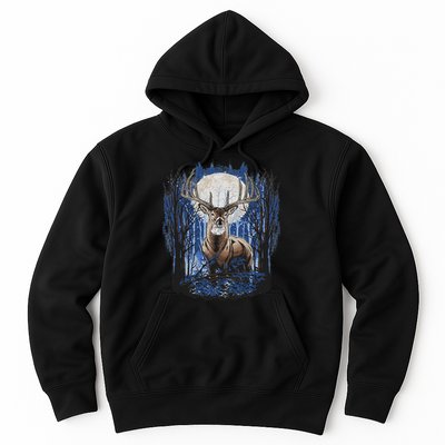 Hunters Deer Hunting Big Whitetail Buck Hoodie