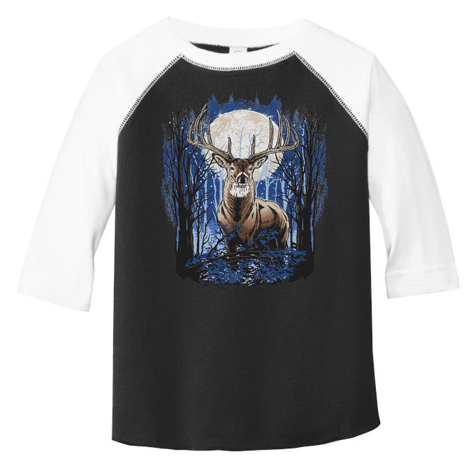 Hunters Deer Hunting Big Whitetail Buck Toddler Fine Jersey T-Shirt