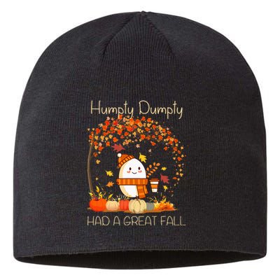 H.U.M.P.T.Y. D.U.M.P.T.Y Had A Great Fall Thanksgiving Autumn Halloween Sustainable Beanie