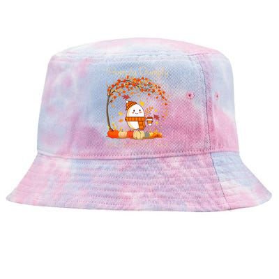 H.U.M.P.T.Y. D.U.M.P.T.Y Had A Great Fall Thanksgiving Autumn Halloween Tie-Dyed Bucket Hat