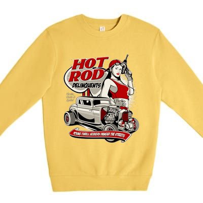 Hotrod Delinquents Premium Crewneck Sweatshirt