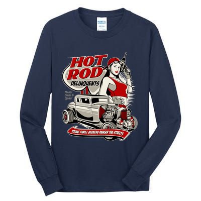 Hotrod Delinquents Tall Long Sleeve T-Shirt