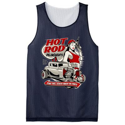 Hotrod Delinquents Mesh Reversible Basketball Jersey Tank