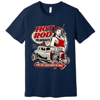 Hotrod Delinquents Premium T-Shirt