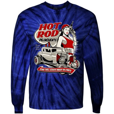 Hotrod Delinquents Tie-Dye Long Sleeve Shirt