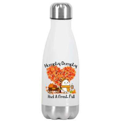 H.U.M.P.T.Y D.U.M.P.T.Y Had A Great Fall Stainless Steel Insulated Water Bottle