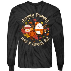 H.umpty D.umpty Had A Great Fall Happy Fall Yall Autumn Gifts Tie-Dye Long Sleeve Shirt