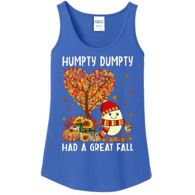 H.umpty D.umpty Had A Great Fall Happy Fall Yall Thanksgiving Ladies Essential Tank