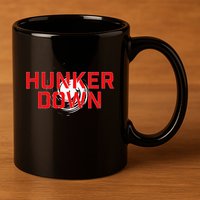 Hunker Down Hurricane Prep 11oz C Handle Ceramic Mug
