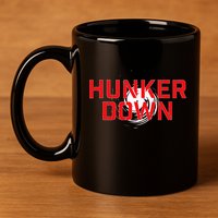 Hunker Down Hurricane Prep 11oz C Handle Ceramic Mug