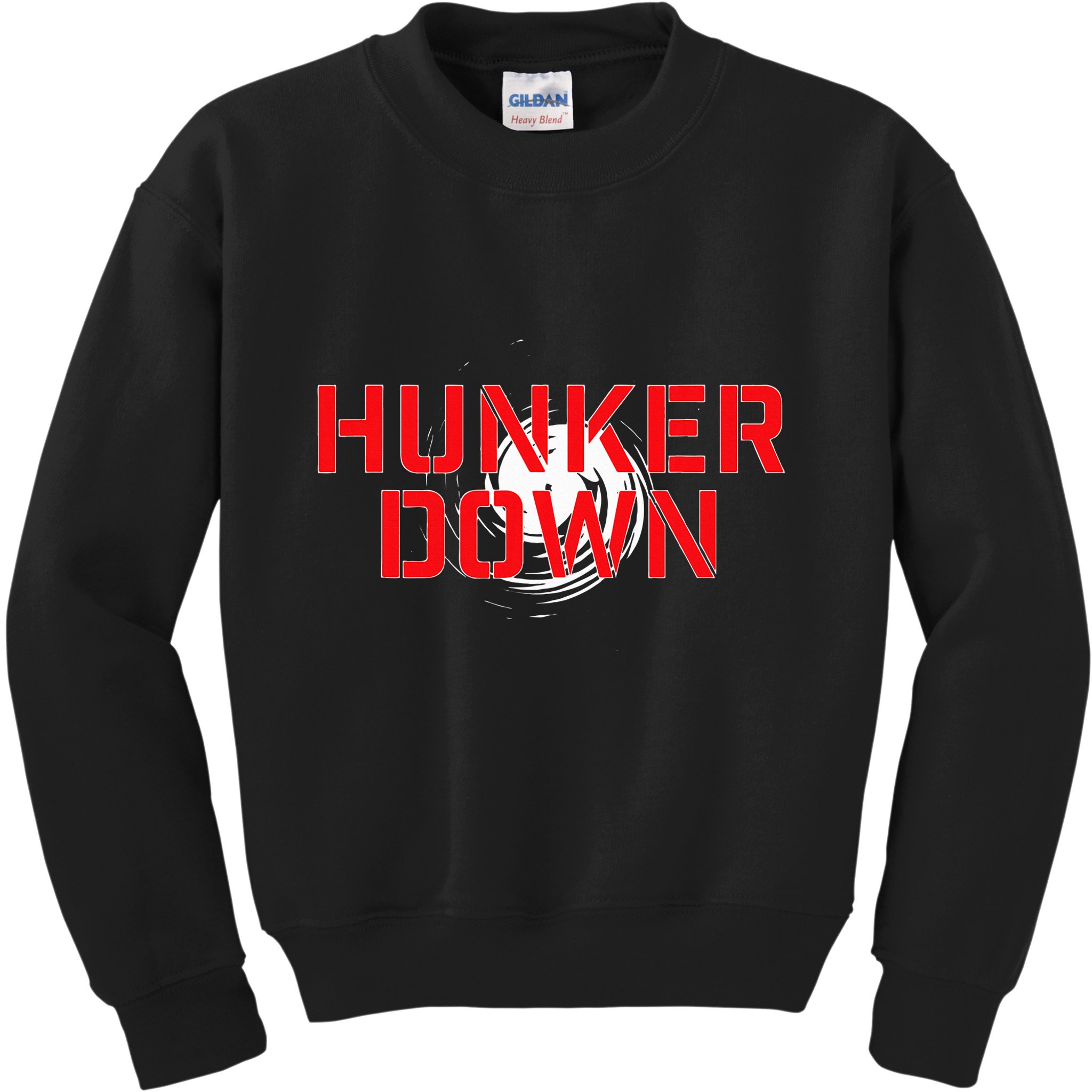 Hunker Down Hurricane Prep Kids Sweatshirt