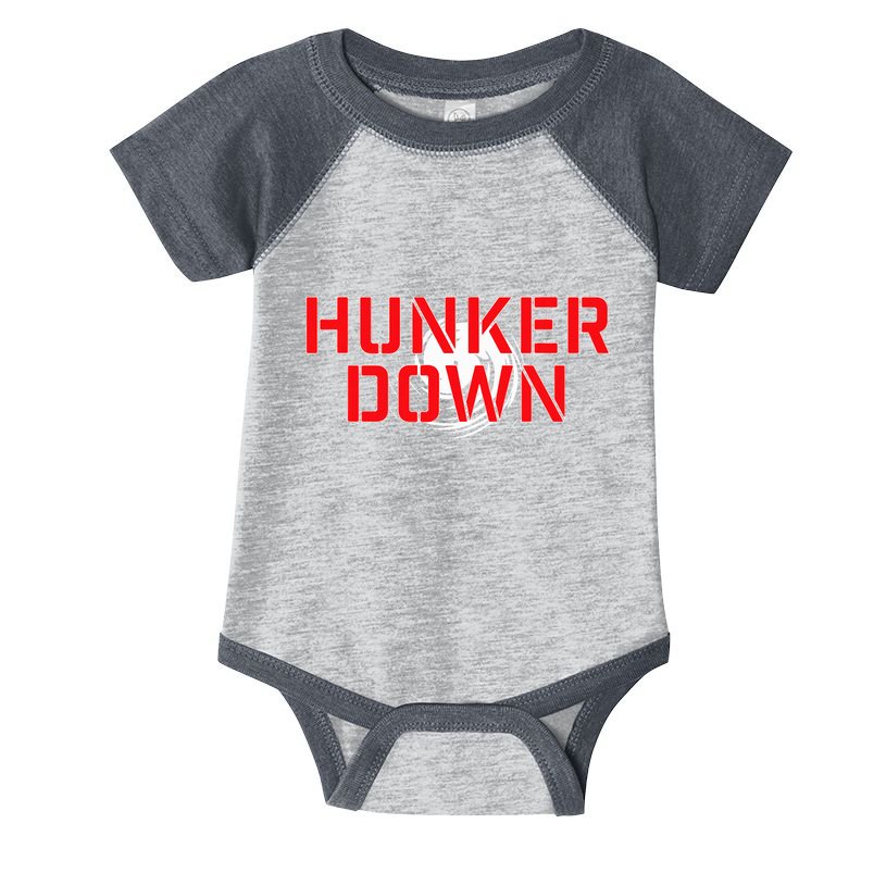 Hunker Down Hurricane Prep Infant Baby Jersey Bodysuit