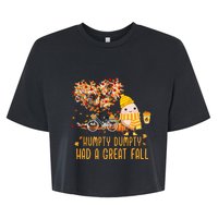 Humpty Dumpty Had A Great Fall Of Thanksgiving Autumn Season Bella+Canvas Jersey Crop Tee