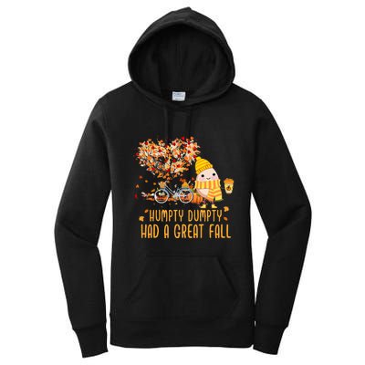 Humpty Dumpty Had A Great Fall Of Thanksgiving Autumn Season Women's Pullover Hoodie