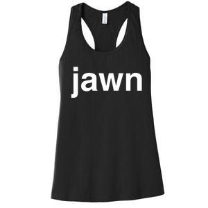 Hugh Douglas Helvetica Jawn Women's Racerback Tank