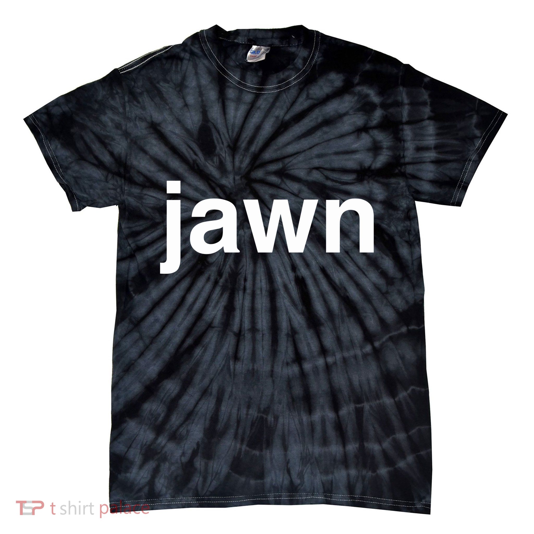 Hugh Douglas Helvetica Jawn Tie-Dye T-Shirt