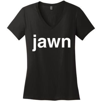 Hugh Douglas Helvetica Jawn Women's V-Neck T-Shirt