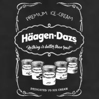 Haagen Dazs Ice Cream Adult Drive Performance Visor