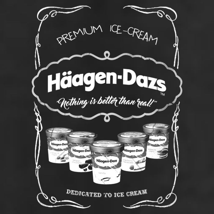 Haagen Dazs Ice Cream Adult Drive Performance Visor