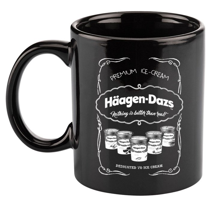 Haagen Dazs Ice Cream 11oz C Handle Ceramic Mug
