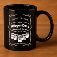 Haagen Dazs Ice Cream 11oz C Handle Ceramic Mug