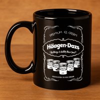 Haagen Dazs Ice Cream 11oz C Handle Ceramic Mug