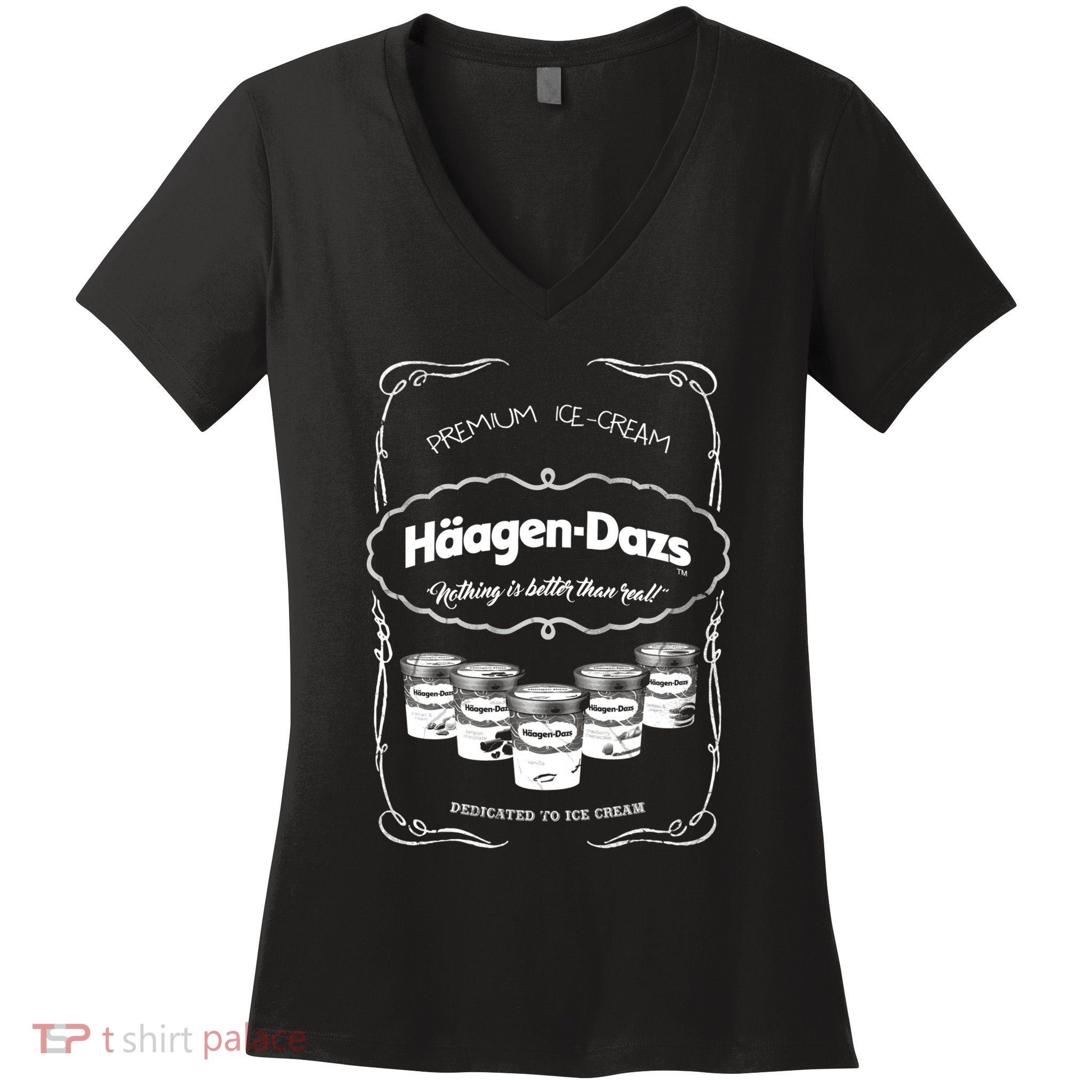 Haagen Dazs Ice Cream Women's V-Neck T-Shirt