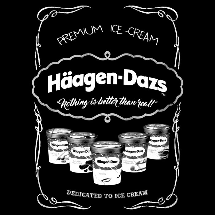 Haagen Dazs Ice Cream Wool Snapback Cap
