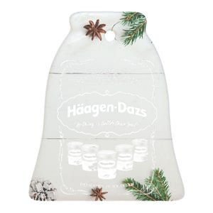 Haagen Dazs Ice Cream Ceramic Bell Ornament