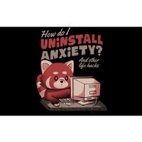 How Do I Uninstall Anxiety Cute Funny Raccoon Bumper Sticker