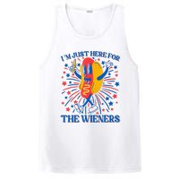 Hot Dog IM Just Here For The Wieners 4th Of July PosiCharge Competitor Tank