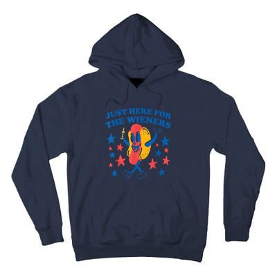 Hot Dog Im Just Here For The Wieners 4Th Of July Tall Hoodie