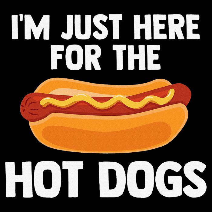 Hot Dog I'm Just Here For Hot Dogs Bucket Hat