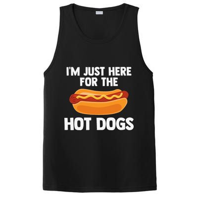 Hot Dog I'm Just Here For Hot Dogs PosiCharge Competitor Tank
