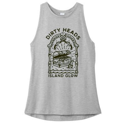 Heads Dirty Island Glow Apparel Ladies PosiCharge Tri-Blend Wicking Tank