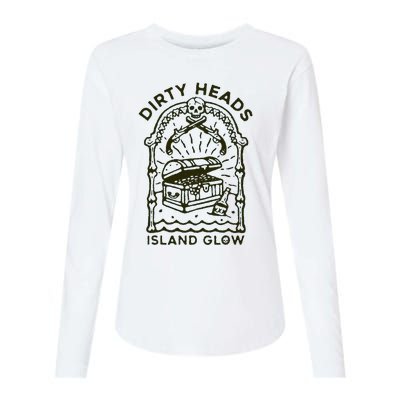 Heads Dirty Island Glow Apparel Womens Cotton Relaxed Long Sleeve T-Shirt