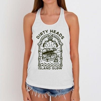 Heads Dirty Island Glow Apparel Women's Knotted Racerback Tank