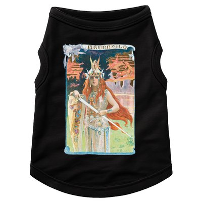 Hand Drawn Illustration Of Burnnhild Design Element Doggie Tank