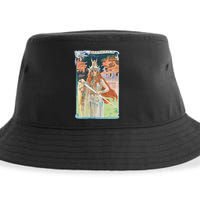 Hand Drawn Illustration Of Burnnhild Design Element Sustainable Bucket Hat