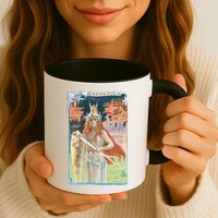 Hand Drawn Illustration Of Burnnhild Design Element Mug