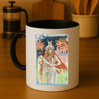 Hand Drawn Illustration Of Burnnhild Design Element Mug