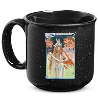 Hand Drawn Illustration Of Burnnhild Design Element 15oz Campfire Ceramic Mug