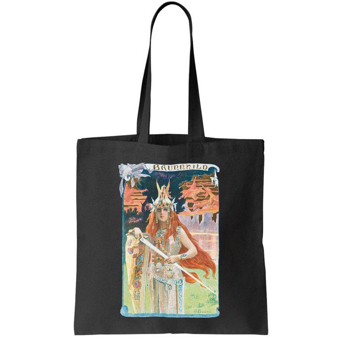 Hand Drawn Illustration Of Burnnhild Design Element Bag
