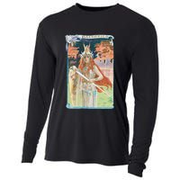 Hand Drawn Illustration Of Burnnhild Design Element Cooling Performance Long Sleeve Crew